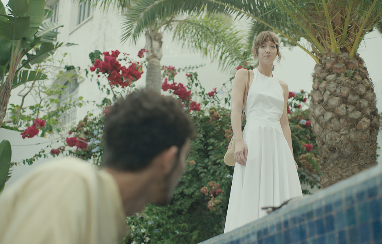 Behind The Palm Trees